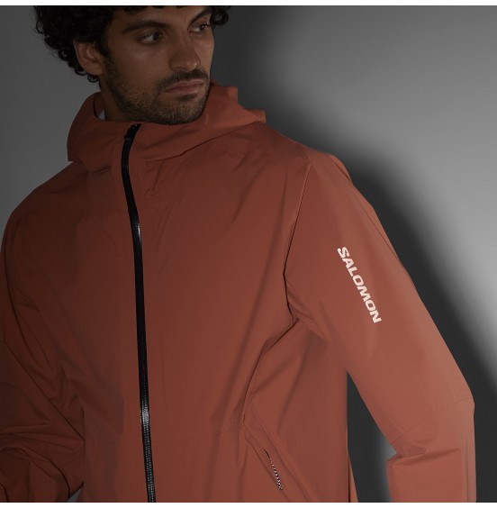 SALOMON ΜΕΜΒΡΑΝΗ APPAREL OUTERPATH 2.5L. WATERPROOF JACKET LC2211500 BAKED CLAY