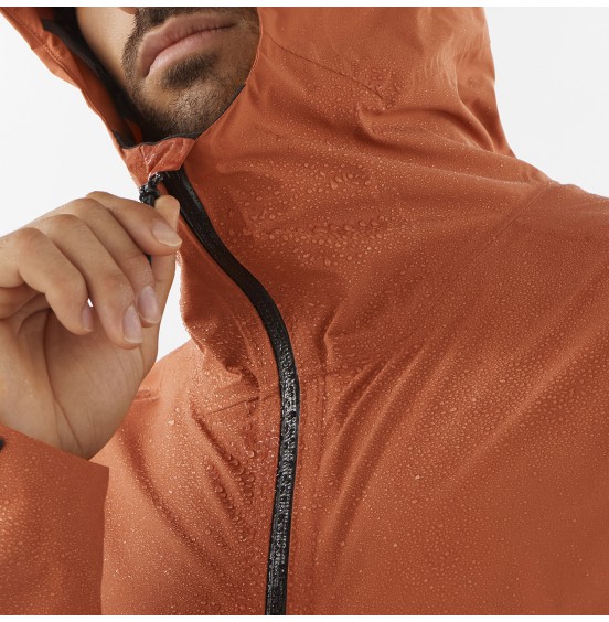 SALOMON ΜΕΜΒΡΑΝΗ APPAREL OUTERPATH 2.5L. WATERPROOF JACKET LC2211500 BAKED CLAY