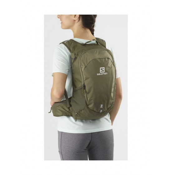SALOMON TRAILBLAZER 20L UNISEX ΣΑΚΙΔΙΟ ΠΛΑΤΗΣ C15202 MARTINI OLIVE
