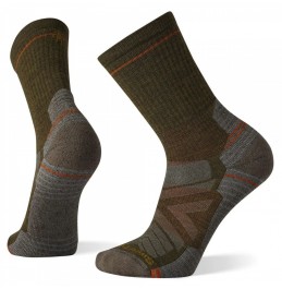 SMARTWOOL HIKE LIGHT CUSHION CREW SOCKS MILITARY OLIVE (SW001614D111)