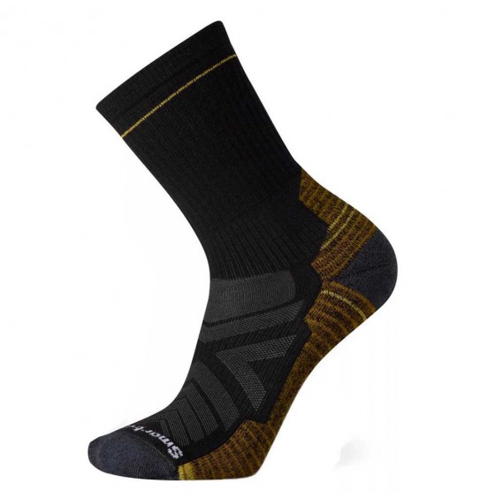 SMARTWOOL HIKE LIGHT CUSHION CREW SOCKS BLACK (SW0016140011)