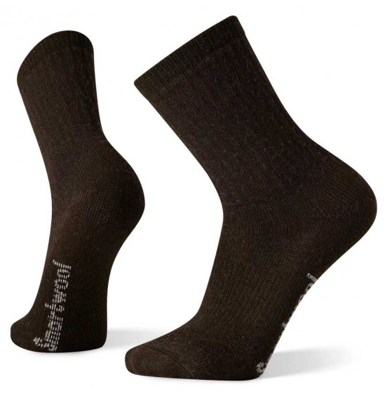SMARTWOOL HIKE CLASSIC EDITION FULL CUSHION SOLID CREW SOCKS CHESTNUT (SW0016462071)