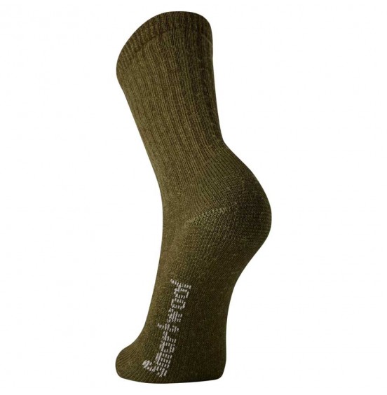 SMARTWOOL HIKE CLASSIC EDITION FULL CUSHION SOLID CREW SOCKS MILITARY OLIVE (SW001646D111)