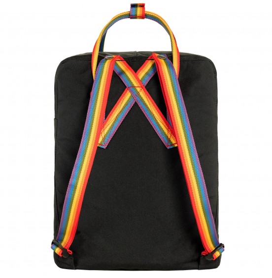 FJALLRAVEN KÅNKEN RAINBOW BACKPACK BLACK/RAINBOW PATTERN (23260-550/907)