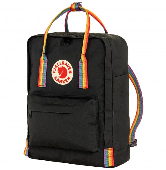 FJALLRAVEN KÅNKEN RAINBOW BACKPACK BLACK/RAINBOW PATTERN (23260-550/907)