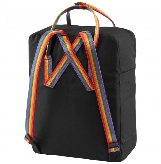 FJALLRAVEN KÅNKEN RAINBOW BACKPACK BLACK/RAINBOW PATTERN (23260-550/907)