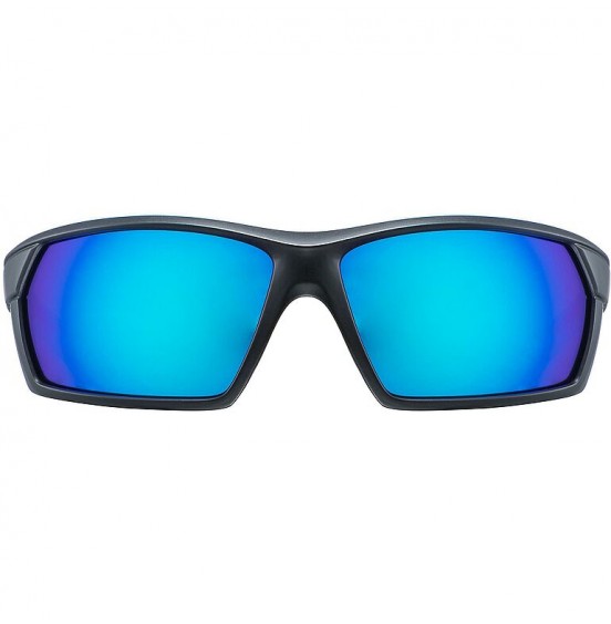 UVEX SPORTSTYLE 225 SUNGLASSES BLACK BLUE MAT/ MIRROR BLUE (S5320252416)