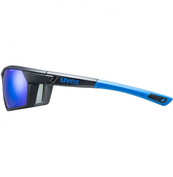 UVEX SPORTSTYLE 225 SUNGLASSES BLACK BLUE MAT/ MIRROR BLUE (S5320252416)