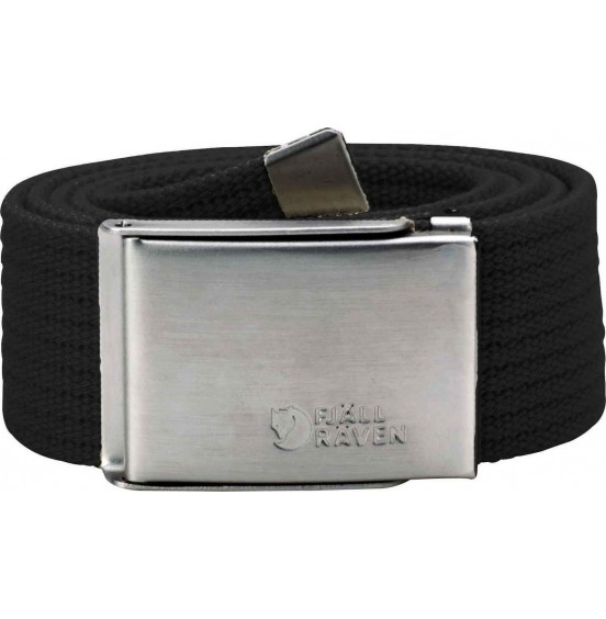FJALLRAVEN CANVAS BELT 77029-550 BLACK/ΜΑΥΡΗ