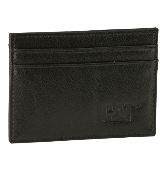 CATERPILLAR MEXICO CARDHOLDER ΔΕΡΜΑΤΙΝΗ ΚΑΡΤΟΘΗΚΗ 84415-01 BLACK