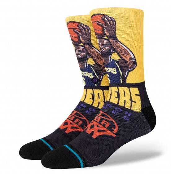 STANCE GRADED LEBRON CREW SOCK GOLD (A558C21GRL-GLD)