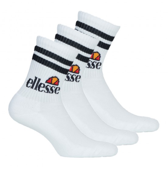 ELLESSE PULLO 3PK SOCKS  WHITE (SAAC0620)