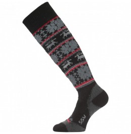 LASTING SSW 903 SKI KNEE MERINO SOCKS BLACK