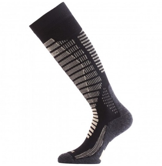 LASTING SWR 907 SKI KNEE MERINO SOCKS- BLACK