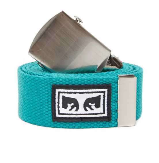 OBEY BIG BOY WEB BELT BLUE GREEN (100050026)