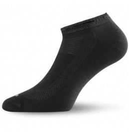 LASTING ARA 900 COTTON 2 PAIR SOCKS- ΜΑΥΡΟ