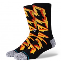 STANCE ELECTRIFIED CREW SOCK BLACK (A556A21ELE-BLK)