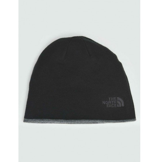 THE NORTH FACE REVERSIBLE TNF BANNER BEANIE NF00AKNDGVD GREY/BLACK