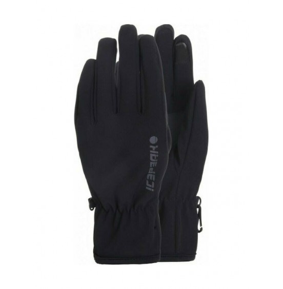ICEPEAK HUSTONVILLE MEN'S SOFTSHELL GLOVES BLACK (58853542I-990)