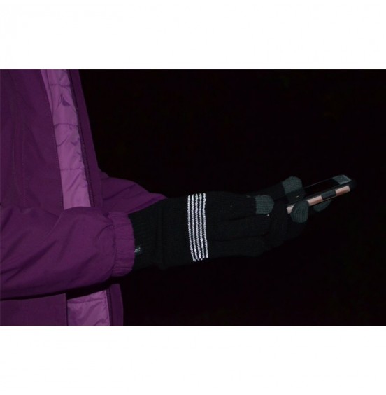 EXTREMITIES THINNY TOUCH REFLECTIVE GLOVES BLACK (21TMGR)