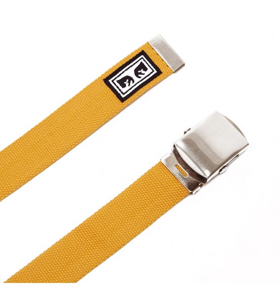 OBEY BIG BOY WEB BELT ENERGY YELLOW (100050026-EYL)