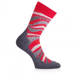LASTING WLF 338 MERINO WOOL SOCKS RED