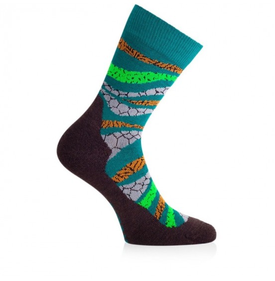 LASTING WLF 667 MERINO WOOL SOCKS GREEN 