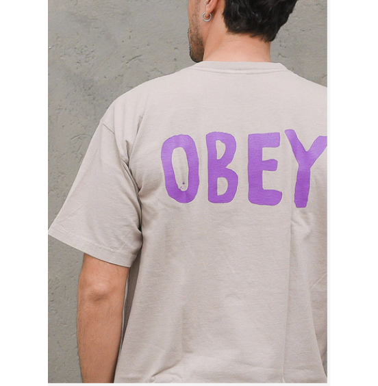 OBEY OG HEAVYWEIGHT CLASSIC BOX T-SHIRT HUMUS (166912601)