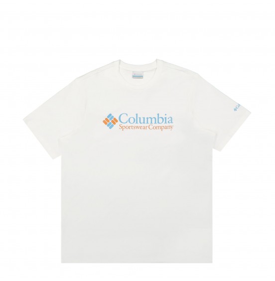 COLUMBIA DESCHUTES VALLEY GRAPHIC MEN'S TEE 2036461-100 WHITE