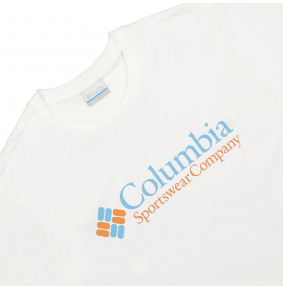 COLUMBIA DESCHUTES VALLEY GRAPHIC MEN'S TEE 2036461-100 WHITE