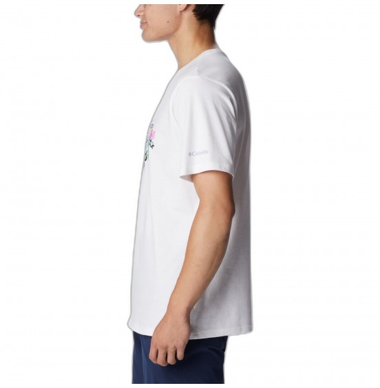 COLUMBIA DESCHUTES VALLEY GRAPHIC TEE 2036461-101 ΛΕΥΚΟ 