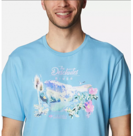 COLUMBIA Deschutes Valley™Men's Graphic Tee 2036461-456 BLUE COLUMBIA Deschutes Valley™Men's Graphic Tee 2036461-456 BLUE