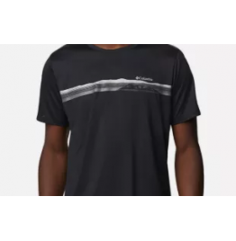 COLUMBIA HIKE GRAPHIC SS TEE ΑΝΔΡΙΚΗ ΜΠΛΟΥΖΑ 2036565-010 ΜΑΥΡΟ