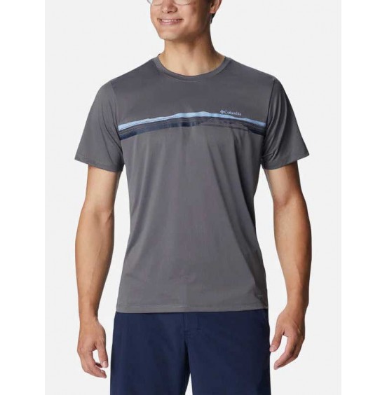 COLUMBIA HIKE GRAPHIC SS TEE ΑΝΔΡΙΚΗ ΜΠΛΟΥΖΑ 2036565-023 ΓΚΡΙ