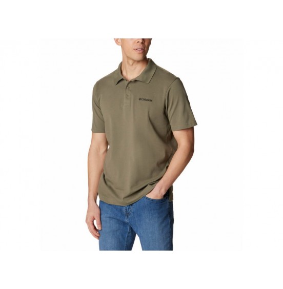 COLUMBIA SANDY FORK 2051621-397 ΑΝΔΡΙΚΟ POLO STONE GREEN
