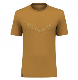 SALEWA PURE EAGLE FRAME DRY T-SHIRT GOLDEN BROWN MELANGE (28448-7026)