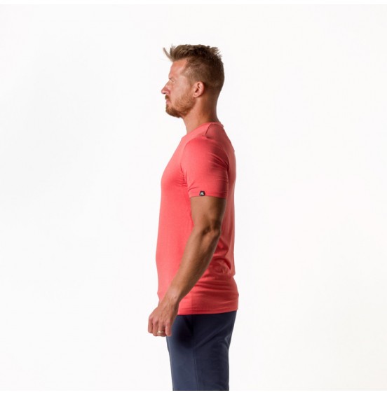 NORTHFINDER DEMYS RECYCLED FIBRE ACTIVE SHIRT RED MELANGE (TR-3539SP)