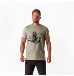 NORTHFINDER BENNIE TR-3812AD-373 men's organic cotton t-shirt tarmac