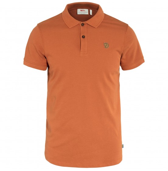 FJALLRAVEN OVIK POLO SHIRT TERRACOTTA BROWN (81511-243)