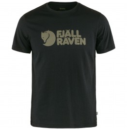 FJALLRAVEN LOGO T-SHIRT BLACK (87310-550)