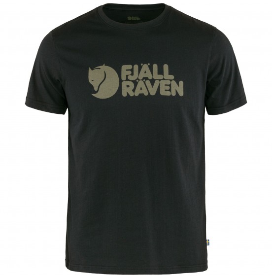 FJALLRAVEN LOGO T-SHIRT BLACK (87310-550)