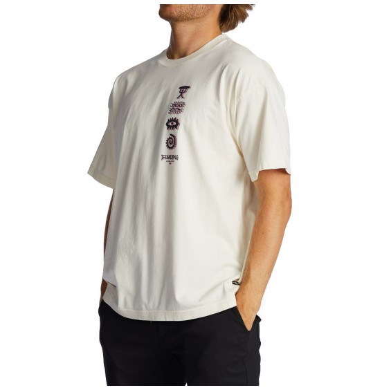 BILLABONG COLLISION SS TEE WW OFF WHITE (ABYZT01714-OFW)