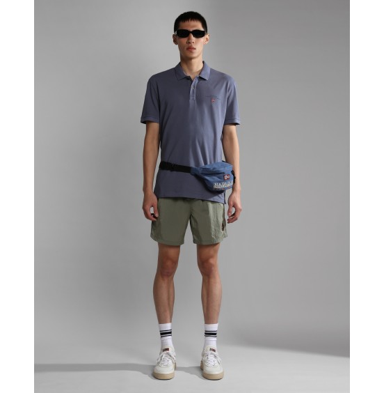NAPAPIJRI ELBAS SS POLO SHIRT BLUE GRISAILLE (NP0A4GDLB4D1)