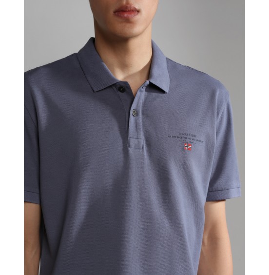 NAPAPIJRI ELBAS SS POLO SHIRT BLUE GRISAILLE (NP0A4GDLB4D1)