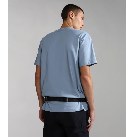 NAPAPIJRI S-BOX 3 TEE BLUE FADED (NP0A4GDRB2B1)