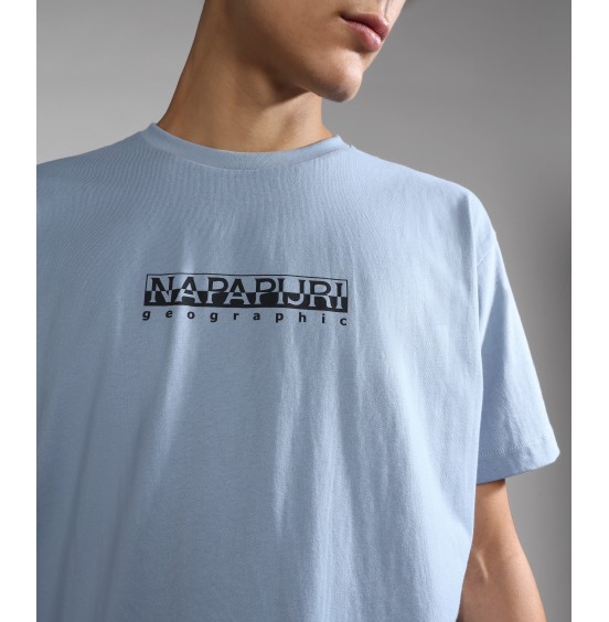 NAPAPIJRI S-BOX 3 TEE BLUE FADED (NP0A4GDRB2B1)
