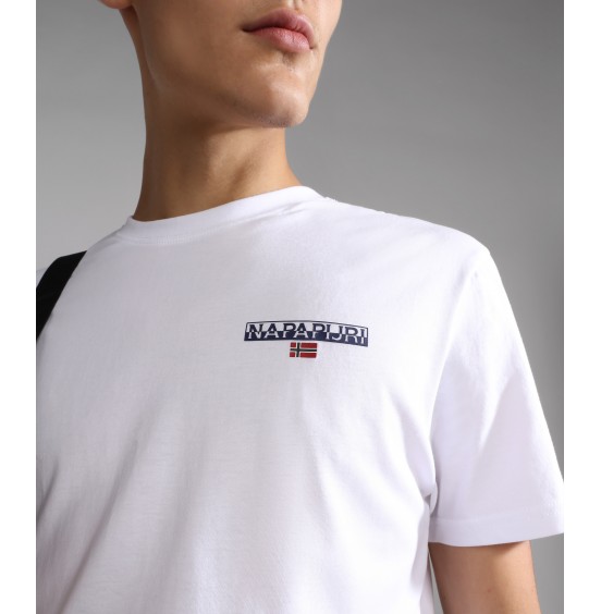 NAPAPIJRI ICE SS TEE BRIGHT WHITE (NP0A4GWI0021)