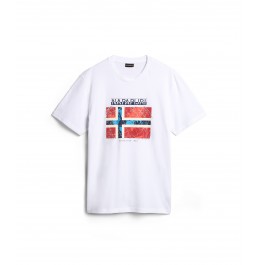 NAPAPIJRI GUIRO SS TEE BRIGHT WITE (NP0A4H220021)
