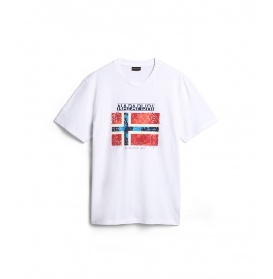 NAPAPIJRI GUIRO SS TEE BRIGHT WITE (NP0A4H220021)