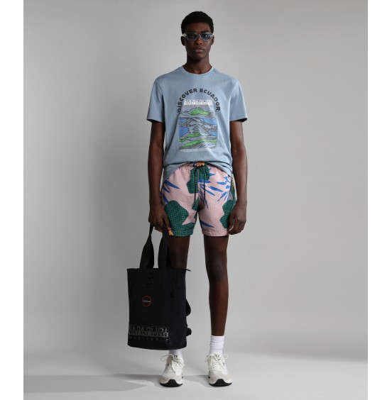 NAPAPIJRI SANGAY SS TEE BLUE FADED (NP0A4H2DB2B1)